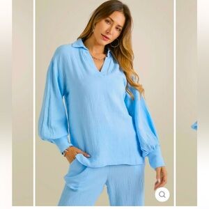 NEVER WORN, TAGS ON, Blue lounge set